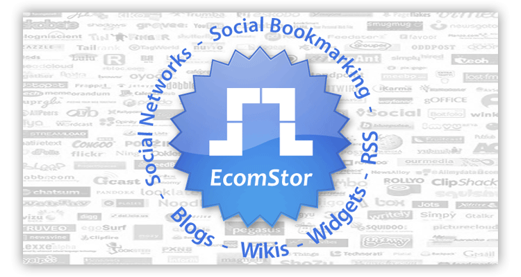 web 2.0 integration  ecomstor seo 3rd generation osCommerce compatible  ecommerce software
