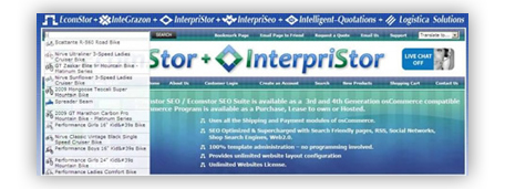 ecomstor seo  oscommerce compatible ecommerce software webware - innovations -  ajax search with images