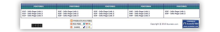 ecomstor seo  oscommerce compatible ecommerce software webware - innovations -  footer links