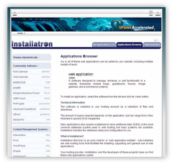 addon selection installatron integration  ecomstor seo 3rd generation osCommerce compatible  ecommerce software