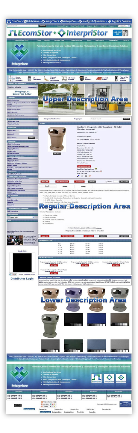 ecomstor seo  oscommerce compatible ecommerce software webware - innovations -  product description