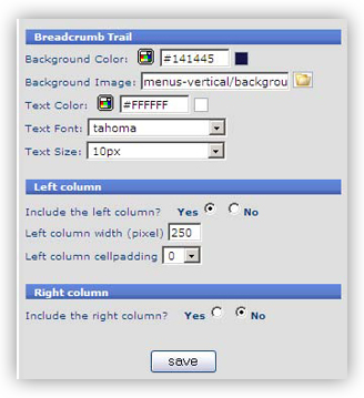 ecomstor seo oscommerce compatible ecommerce template configuration -  breadcrumb left right columns
