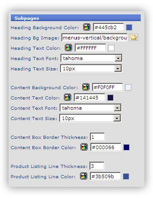 ecomstor seo oscommerce compatible ecommerce template configuration -  subpages